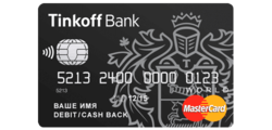 Дебетовая карта Black (Тинькофф Банк)